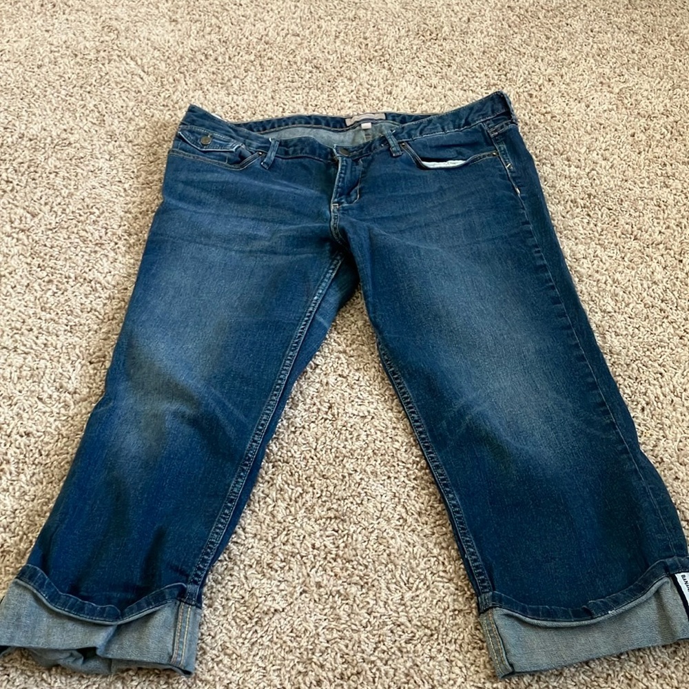 Banana Republic Dark Blue Cropped Jeans